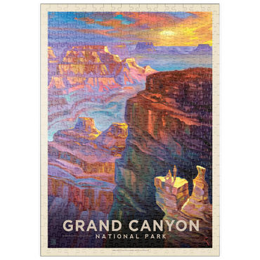 Darstellung des Puzzle Motivs puzzleplate Grand Canyon National Park: Sunset-KC 500 Puzzle