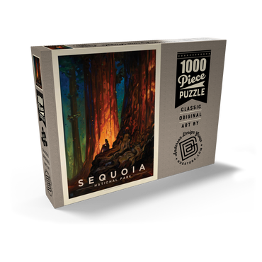Darstellung des Puzzle Motivs Sequoia National Park: Nature's Cathedral-KC 1000 Puzzle Schachtel Ansicht2