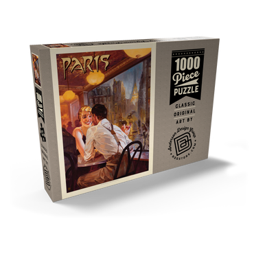 Darstellung des Puzzle Motivs France: Paris When it Rains 1000 Puzzle Schachtel Ansicht2