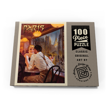 Darstellung des Puzzle Motivs France: Paris When it Rains 100 Puzzle Schachtel Ansicht3