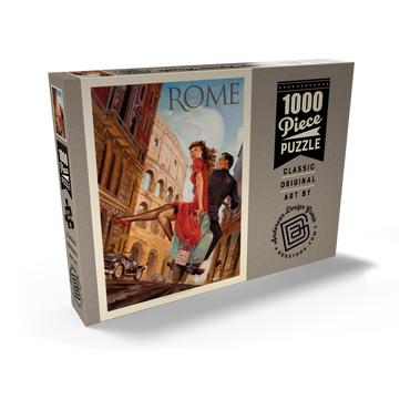 Darstellung des Puzzle Motivs Italy: Rome by Vespa 1000 Puzzle Schachtel Ansicht2