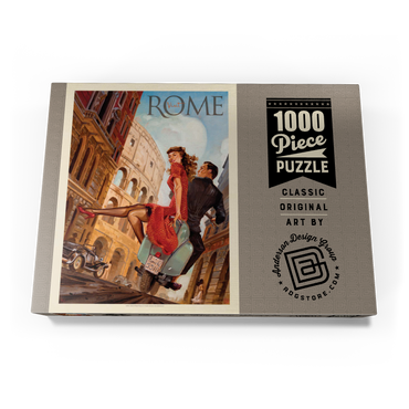 Darstellung des Puzzle Motivs Italy: Rome by Vespa 1000 Puzzle Schachtel Ansicht3