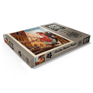 Darstellung des Puzzle Motivs Italy: Rome by Vespa 200 Puzzle Schachtel Ansicht1