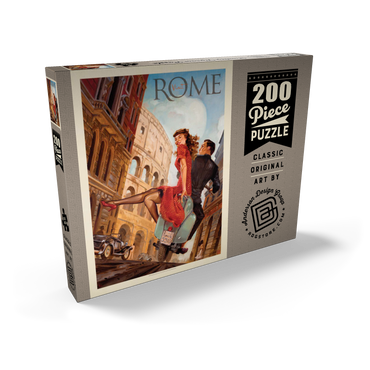 Darstellung des Puzzle Motivs Italy: Rome by Vespa 200 Puzzle Schachtel Ansicht2