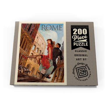 Darstellung des Puzzle Motivs Italy: Rome by Vespa 200 Puzzle Schachtel Ansicht3