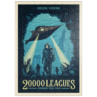 Darstellung des Puzzle Motivs puzzleplate 20,000 Leagues Under the Sea: Jules Verne 100 Puzzle