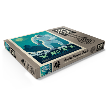 Darstellung des Puzzle Motivs Mythical Creatures: Yeti 100 Puzzle Schachtel Ansicht1