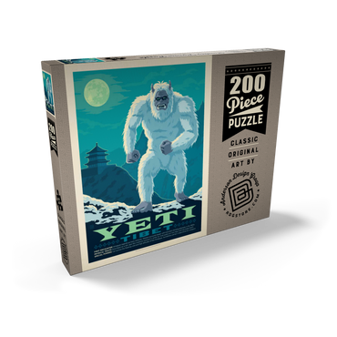 Darstellung des Puzzle Motivs Mythical Creatures: Yeti 200 Puzzle Schachtel Ansicht2