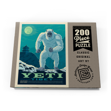 Darstellung des Puzzle Motivs Mythical Creatures: Yeti 200 Puzzle Schachtel Ansicht3