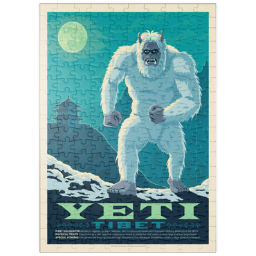 Darstellung des Puzzle Motivs puzzleplate Mythical Creatures: Yeti 200 Puzzle