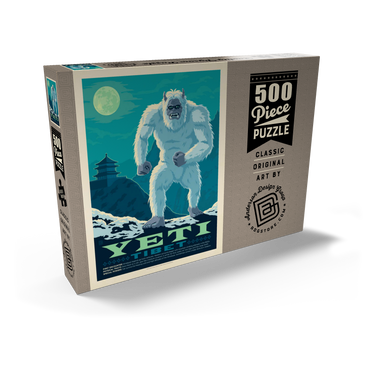 Darstellung des Puzzle Motivs Mythical Creatures: Yeti 500 Puzzle Schachtel Ansicht2
