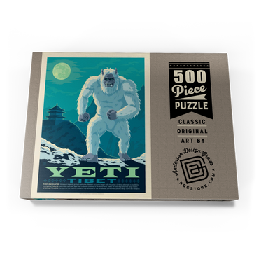 Darstellung des Puzzle Motivs Mythical Creatures: Yeti 500 Puzzle Schachtel Ansicht3