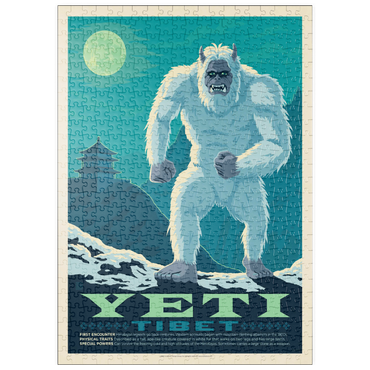 Darstellung des Puzzle Motivs puzzleplate Mythical Creatures: Yeti 500 Puzzle