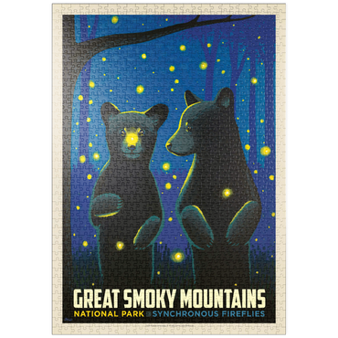 Darstellung des Puzzle Motivs puzzleplate Great Smoky Mountains National Park: Firefly Cubs 1000 Puzzle