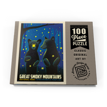 Darstellung des Puzzle Motivs Great Smoky Mountains National Park: Firefly Cubs 100 Puzzle Schachtel Ansicht3