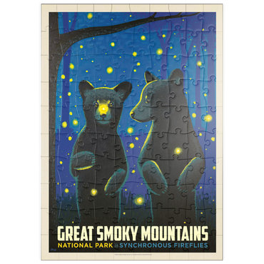 Darstellung des Puzzle Motivs puzzleplate Great Smoky Mountains National Park: Firefly Cubs 100 Puzzle
