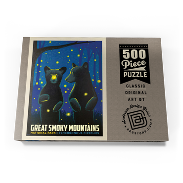 Darstellung des Puzzle Motivs Great Smoky Mountains National Park: Firefly Cubs 500 Puzzle Schachtel Ansicht3
