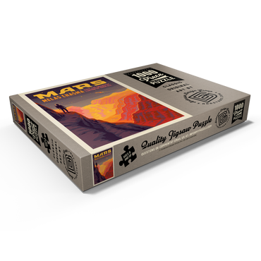 Darstellung des Puzzle Motivs Mars: Melas Chasma 1000 Puzzle Schachtel Ansicht1