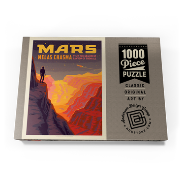 Darstellung des Puzzle Motivs Mars: Melas Chasma 1000 Puzzle Schachtel Ansicht3