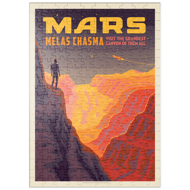 Darstellung des Puzzle Motivs puzzleplate Mars: Melas Chasma 200 Puzzle