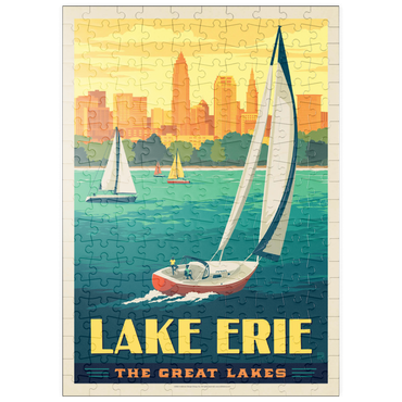 Darstellung des Puzzle Motivs puzzleplate Great Lakes: Lake Erie 200 Puzzle
