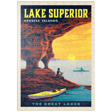 Darstellung des Puzzle Motivs puzzleplate Great Lakes: Lake Superior 200 Puzzle