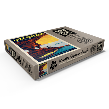 Darstellung des Puzzle Motivs Great Lakes: Lake Superior 500 Puzzle Schachtel Ansicht1