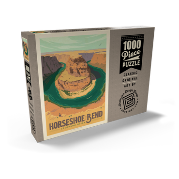 Darstellung des Puzzle Motivs Horseshoe Bend, Arizona 1000 Puzzle Schachtel Ansicht2