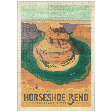 Darstellung des Puzzle Motivs puzzleplate Horseshoe Bend, Arizona 1000 Puzzle