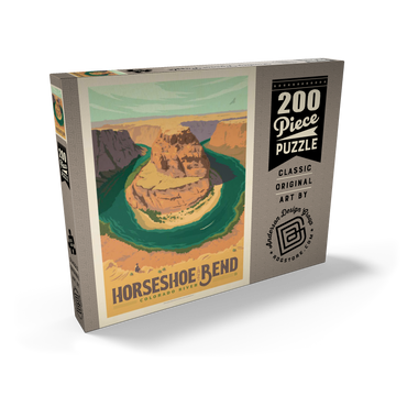 Darstellung des Puzzle Motivs Horseshoe Bend, Arizona 200 Puzzle Schachtel Ansicht2