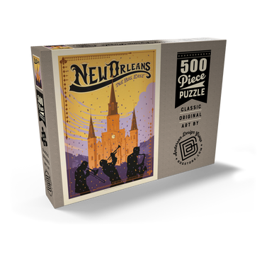 Darstellung des Puzzle Motivs New Orleans: The Big Easy 500 Puzzle Schachtel Ansicht2