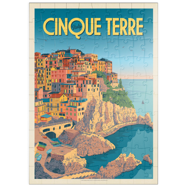 Darstellung des Puzzle Motivs puzzleplate Italy: Cinque Terre 100 Puzzle