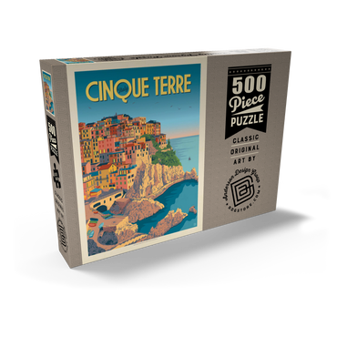 Darstellung des Puzzle Motivs Italy: Cinque Terre 500 Puzzle Schachtel Ansicht2