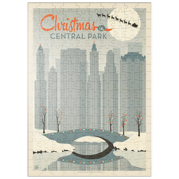 Darstellung des Puzzle Motivs puzzleplate Christmas in Central Park 200 Puzzle