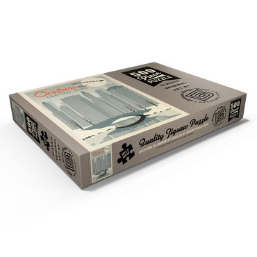 Darstellung des Puzzle Motivs Christmas in Central Park 500 Puzzle Schachtel Ansicht1