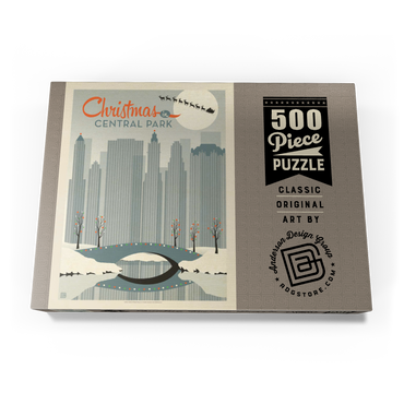 Darstellung des Puzzle Motivs Christmas in Central Park 500 Puzzle Schachtel Ansicht3