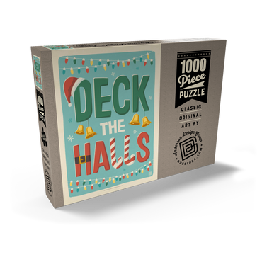 Darstellung des Puzzle Motivs Deck The Halls! 1000 Puzzle Schachtel Ansicht2