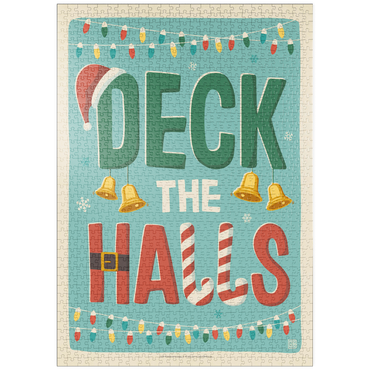 Darstellung des Puzzle Motivs puzzleplate Deck The Halls! 1000 Puzzle