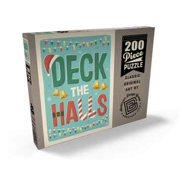 Darstellung des Puzzle Motivs Deck The Halls! 200 Puzzle Schachtel Ansicht2