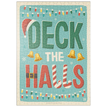 Darstellung des Puzzle Motivs puzzleplate Deck The Halls! 500 Puzzle