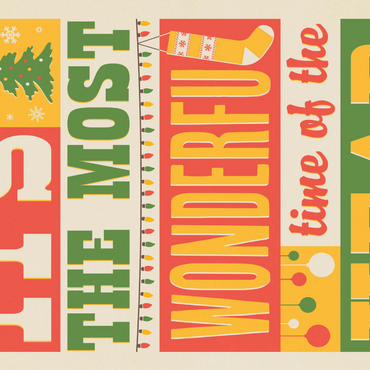 Darstellung des Puzzle Motivs The Most Wonderful Time Of The Year 1000 Puzzle 3D Modell