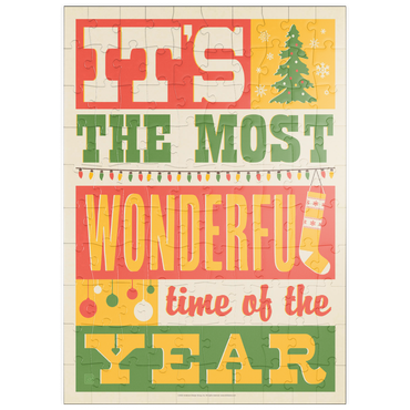 Darstellung des Puzzle Motivs puzzleplate The Most Wonderful Time Of The Year 100 Puzzle