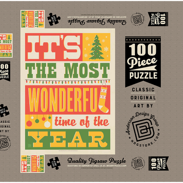 Darstellung des Puzzle Motivs The Most Wonderful Time Of The Year 100 Puzzle Schachtel 3D Modell
