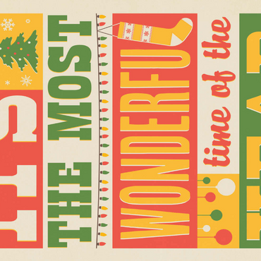 Darstellung des Puzzle Motivs The Most Wonderful Time Of The Year 200 Puzzle 3D Modell