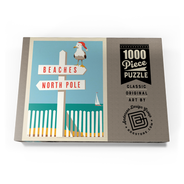 Darstellung des Puzzle Motivs Beaches/North Pole 1000 Puzzle Schachtel Ansicht3