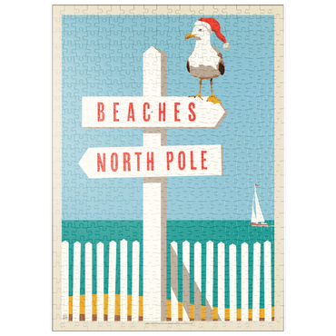 Darstellung des Puzzle Motivs puzzleplate Beaches/North Pole 500 Puzzle