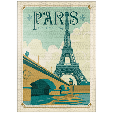 Darstellung des Puzzle Motivs puzzleplate France: Paris 1000 Puzzle