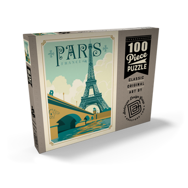 Darstellung des Puzzle Motivs France: Paris 100 Puzzle Schachtel Ansicht2