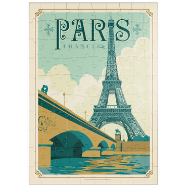 Darstellung des Puzzle Motivs puzzleplate France: Paris 100 Puzzle
