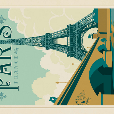 Darstellung des Puzzle Motivs France: Paris 500 Puzzle 3D Modell